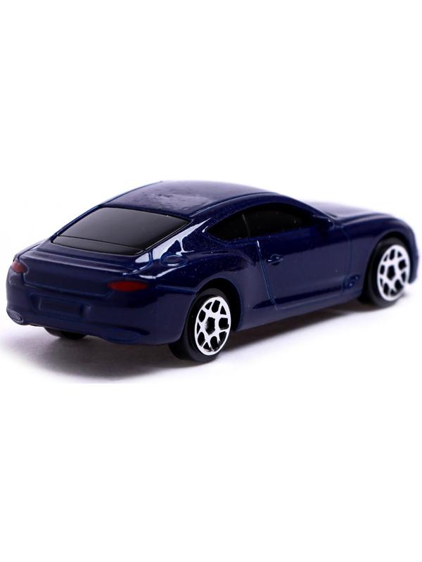 Машина металлическая BENTLEY CONTINENTAL GT, 1:64, цвет синий