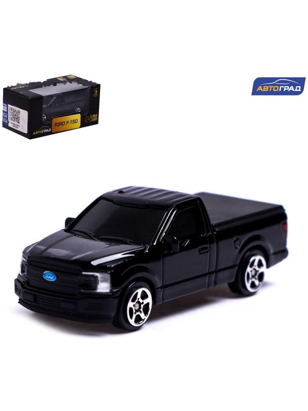 Машина металлическая FORD F-150, 1:64, цвет чёрный