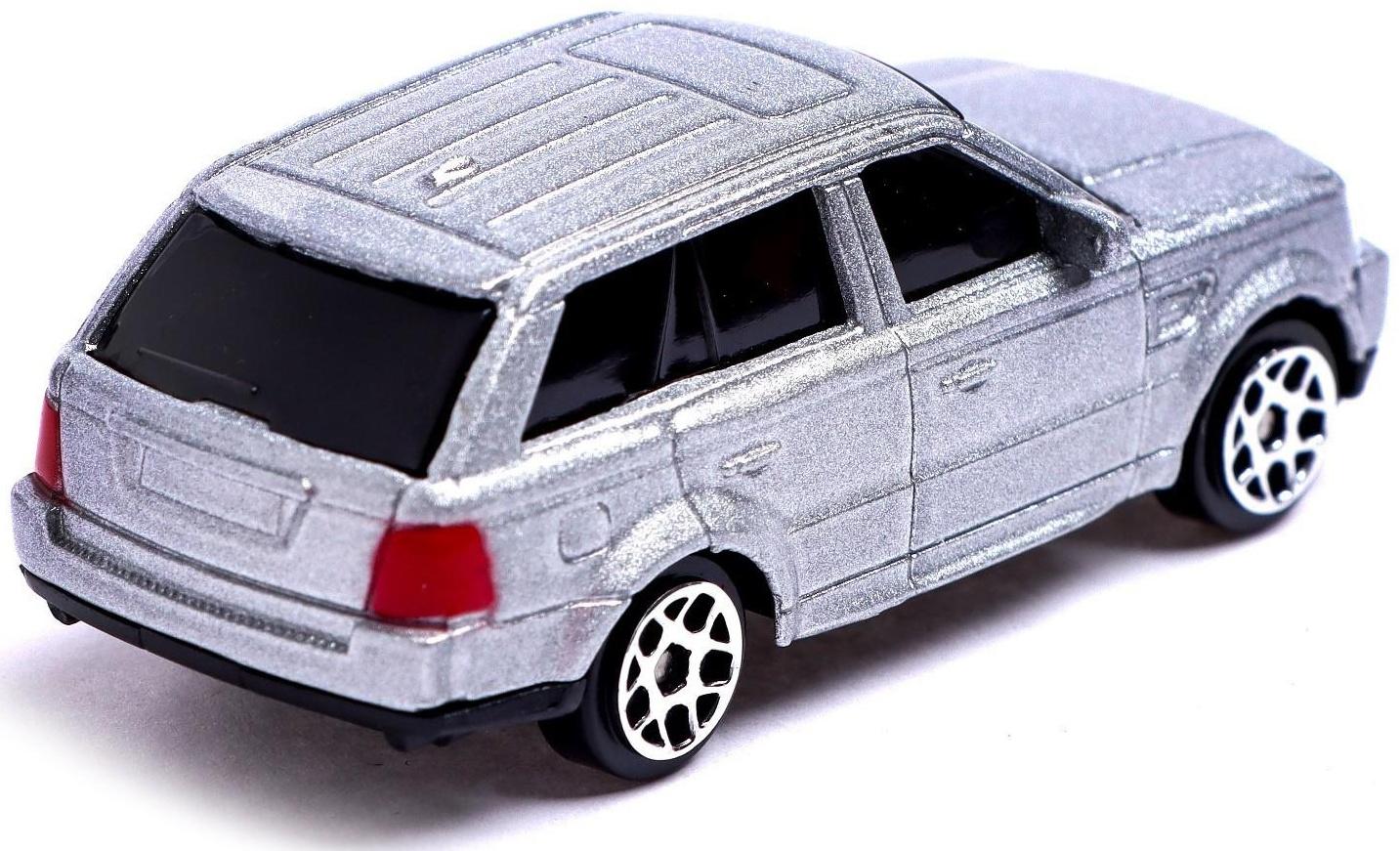 Машина металлическая LAND ROVER RANGE ROVER SPORT, 1:64, цвет серебро