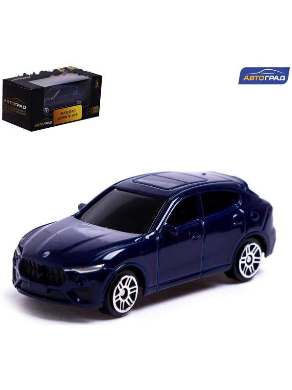 Машина металлическая MASERATI LEVANTE GTS, 1:64, цвет синий