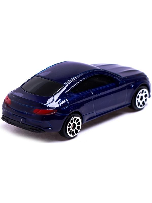 Машина металлическая MERCEDES-AMG C63 S COUPE, 1:64, цвет синий