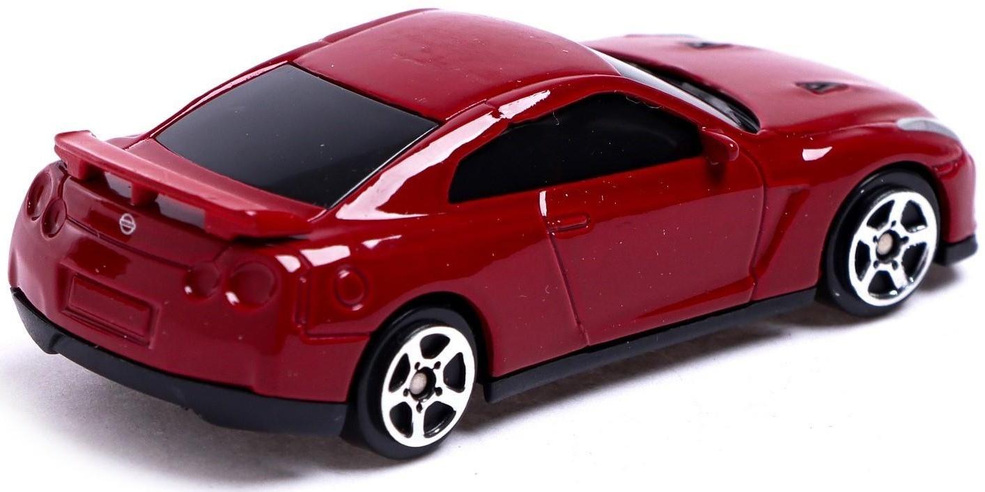 Машина металлическая NISSAN GT-R (R35), 1:64, цвет красный