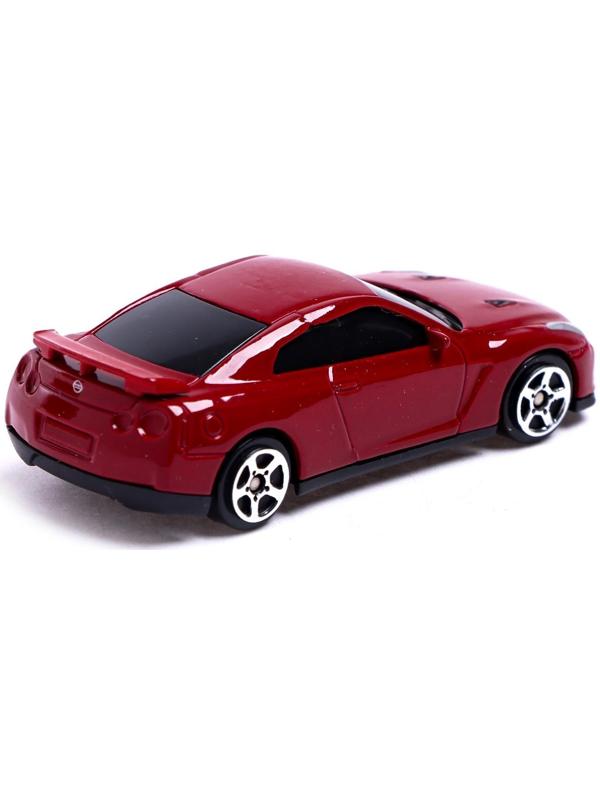 Машина металлическая NISSAN GT-R (R35), 1:64, цвет красный