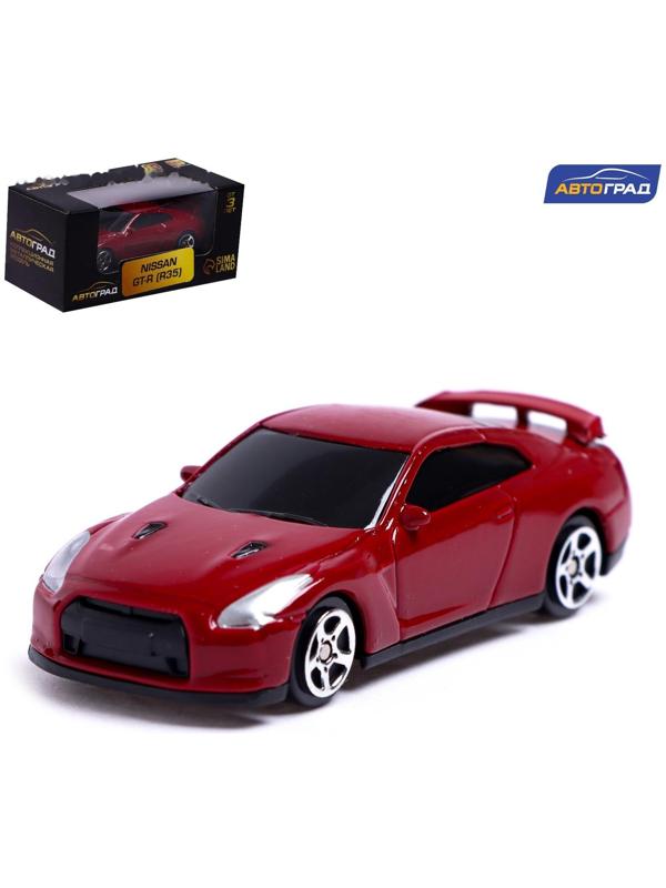 Машина металлическая NISSAN GT-R (R35), 1:64, цвет красный