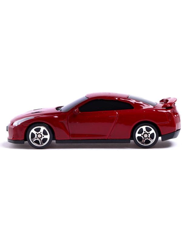 Машина металлическая NISSAN GT-R (R35), 1:64, цвет красный