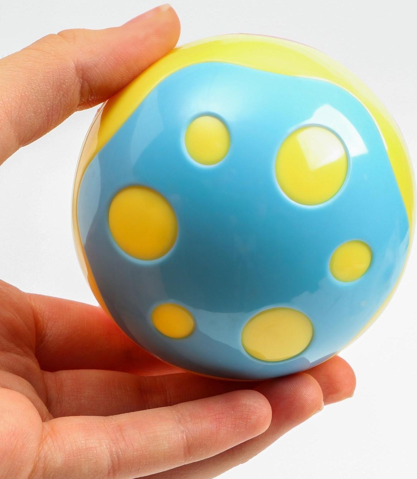 Погремушка «Шар 3 цвета», 8см