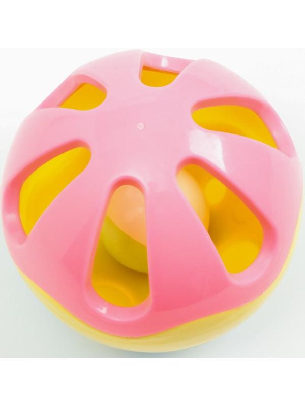 Погремушка «Шар 3 цвета», 8см