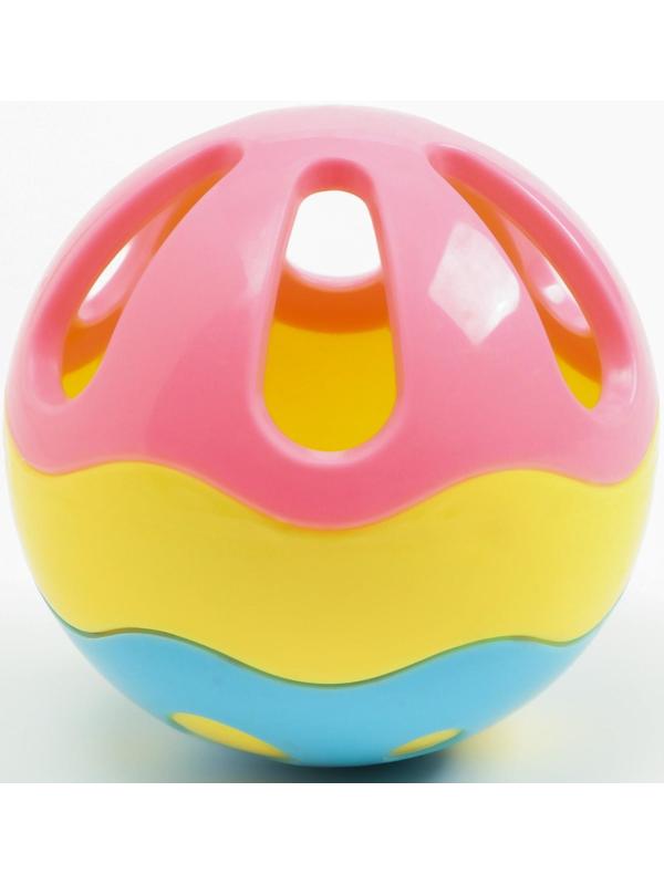 Погремушка «Шар 3 цвета», 8см