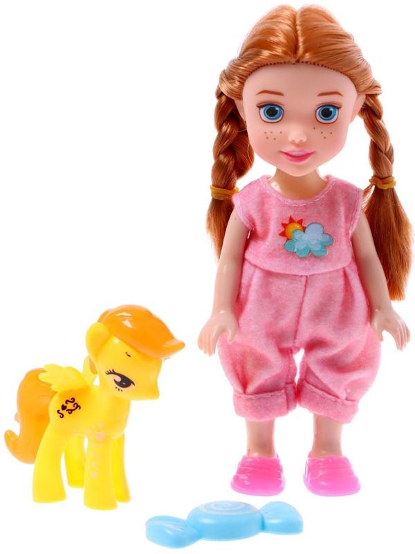 Кукла малышка «Майя» с пони и аксессуарами, МИКС