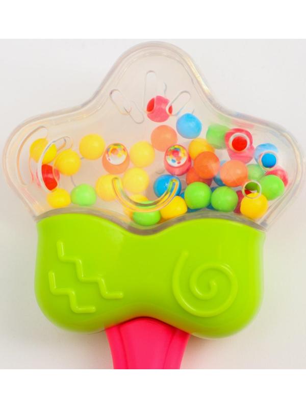 Погремушка «Сладости: звезда» с прорезывателем