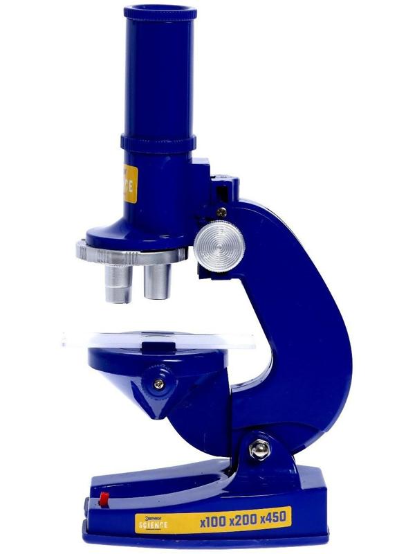Научный микроскоп «Ученый», с проектором, увеличение, X100, 200, 450