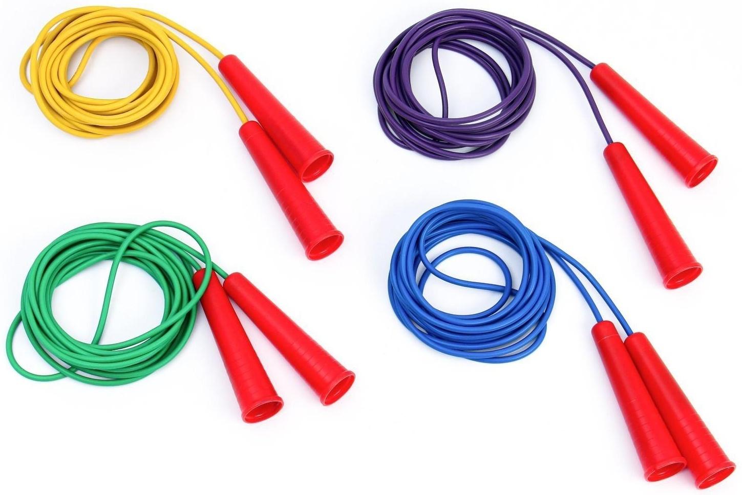 Скакалка 3.2 м, на рост от 183 см, цветная