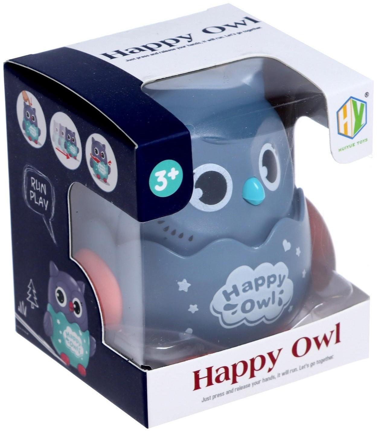 Игрушка инерционная «Сова», МИКС