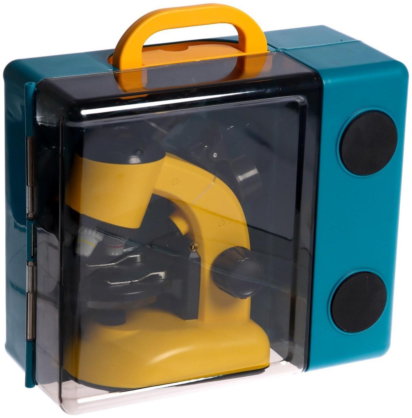 Игровой набор «Переносная лаборатория», микроскоп и 15 предметов