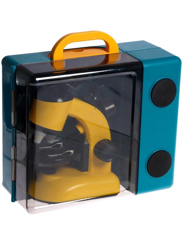 Игровой набор «Переносная лаборатория», микроскоп и 15 предметов