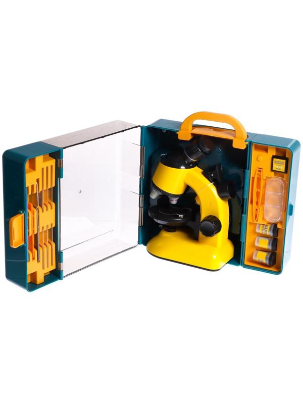 Игровой набор «Переносная лаборатория», микроскоп и 15 предметов