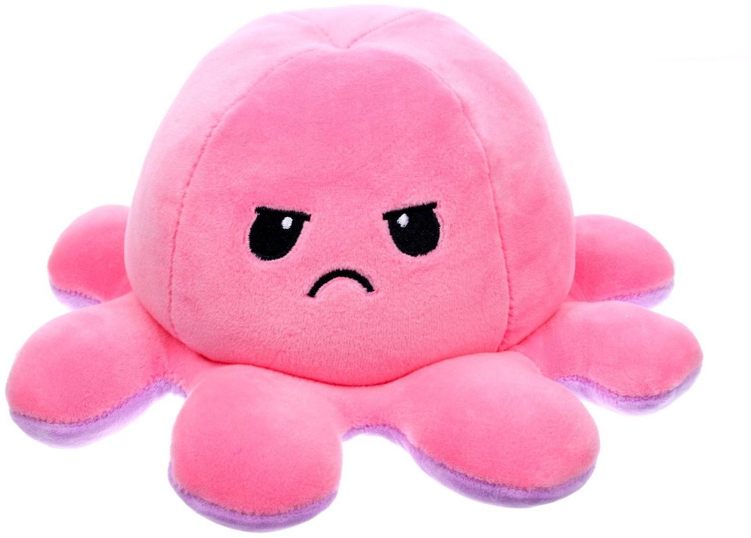 Мягкая игрушка «Осьминог», перевёртыш, цвет МИКС