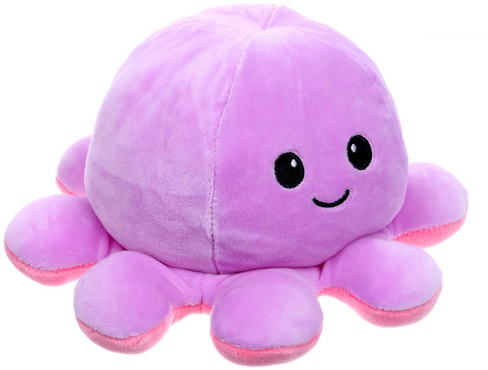 Мягкая игрушка «Осьминог», перевёртыш, цвет МИКС