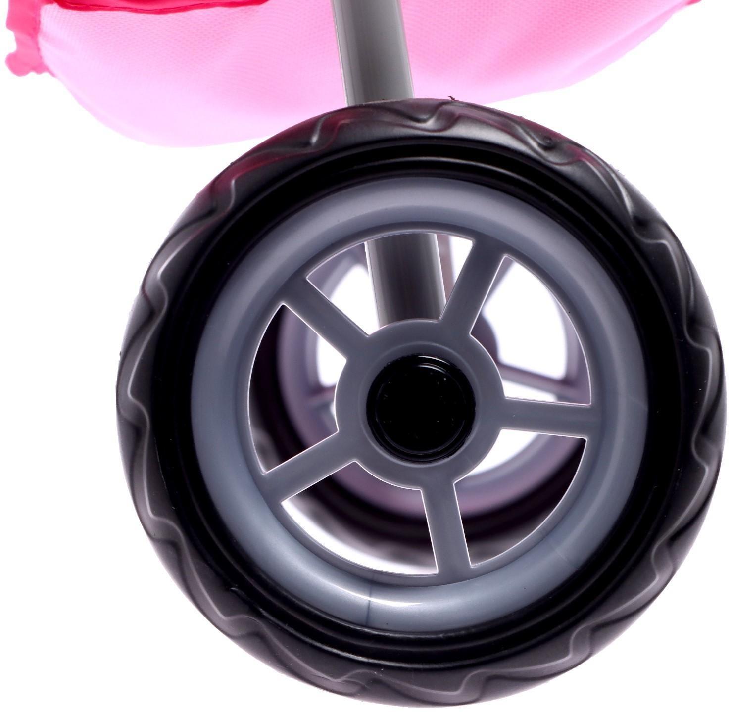 Коляска для кукол, металлический каркас, летняя