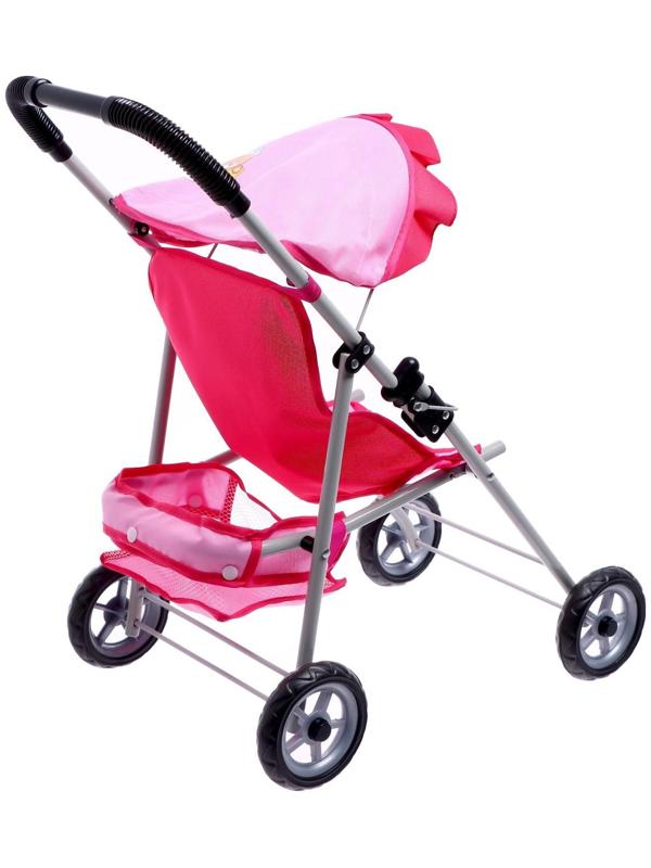 Коляска для кукол, металлический каркас, летняя