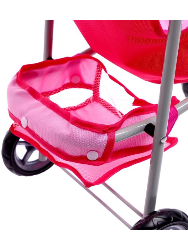 Коляска для кукол, металлический каркас, летняя