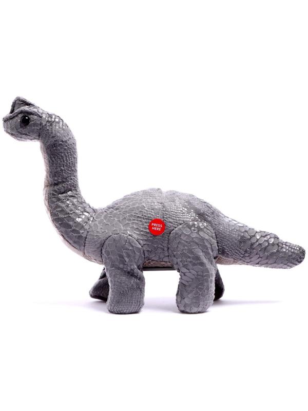 Динозавр радиоуправляемый «Диплодок», из текстиля, работает от батареек
