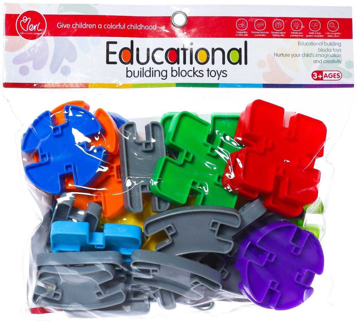 Конструктор обучающий «Объёмный пазл», 32 детали