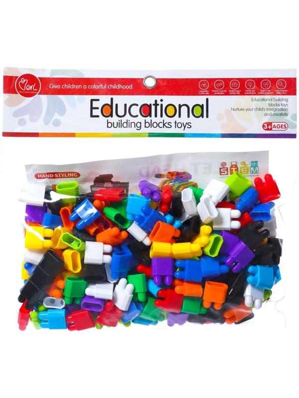 Конструктор обучающий «Мини блоки», 160 деталей