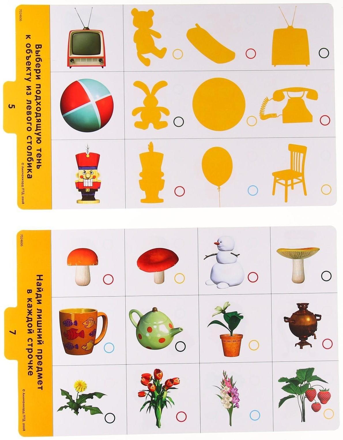 Магнитный планшет обучающий, с карточками, 20 карточек, Маша и Медведь