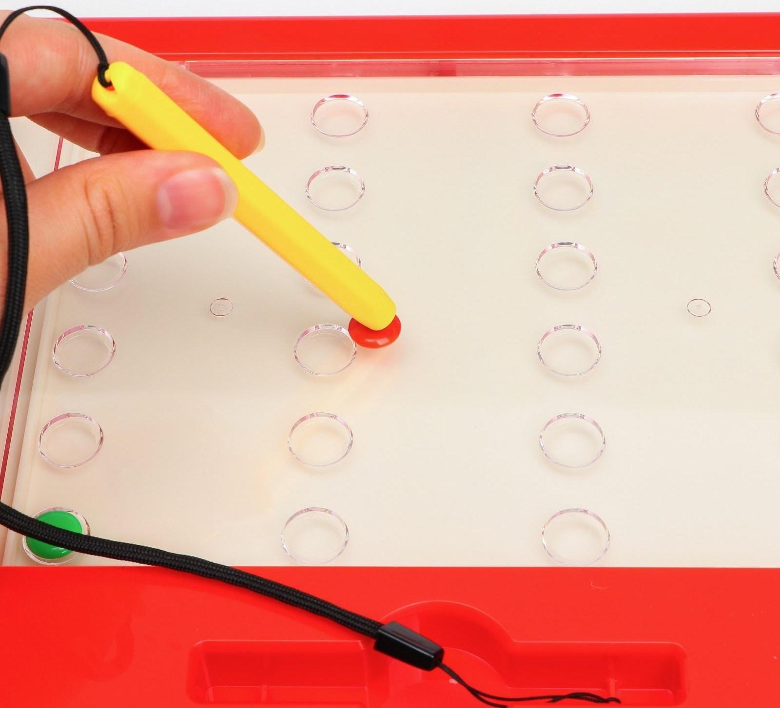 Магнитный планшет обучающий, с карточками, 20 карточек, Маша и Медведь