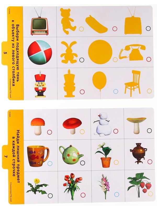 Магнитный планшет обучающий, с карточками, 20 карточек, Маша и Медведь