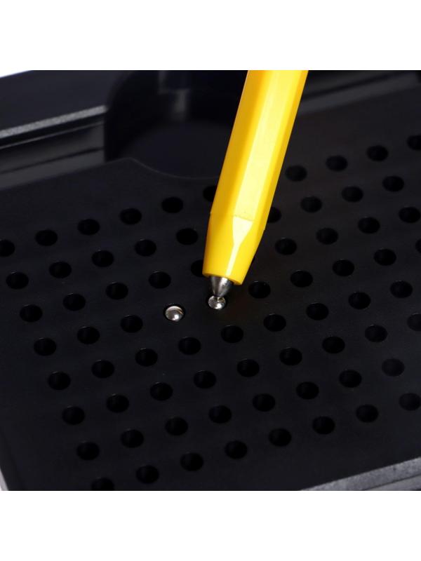 Планшет магнитный для рисования, 96 отверстий, чёрный