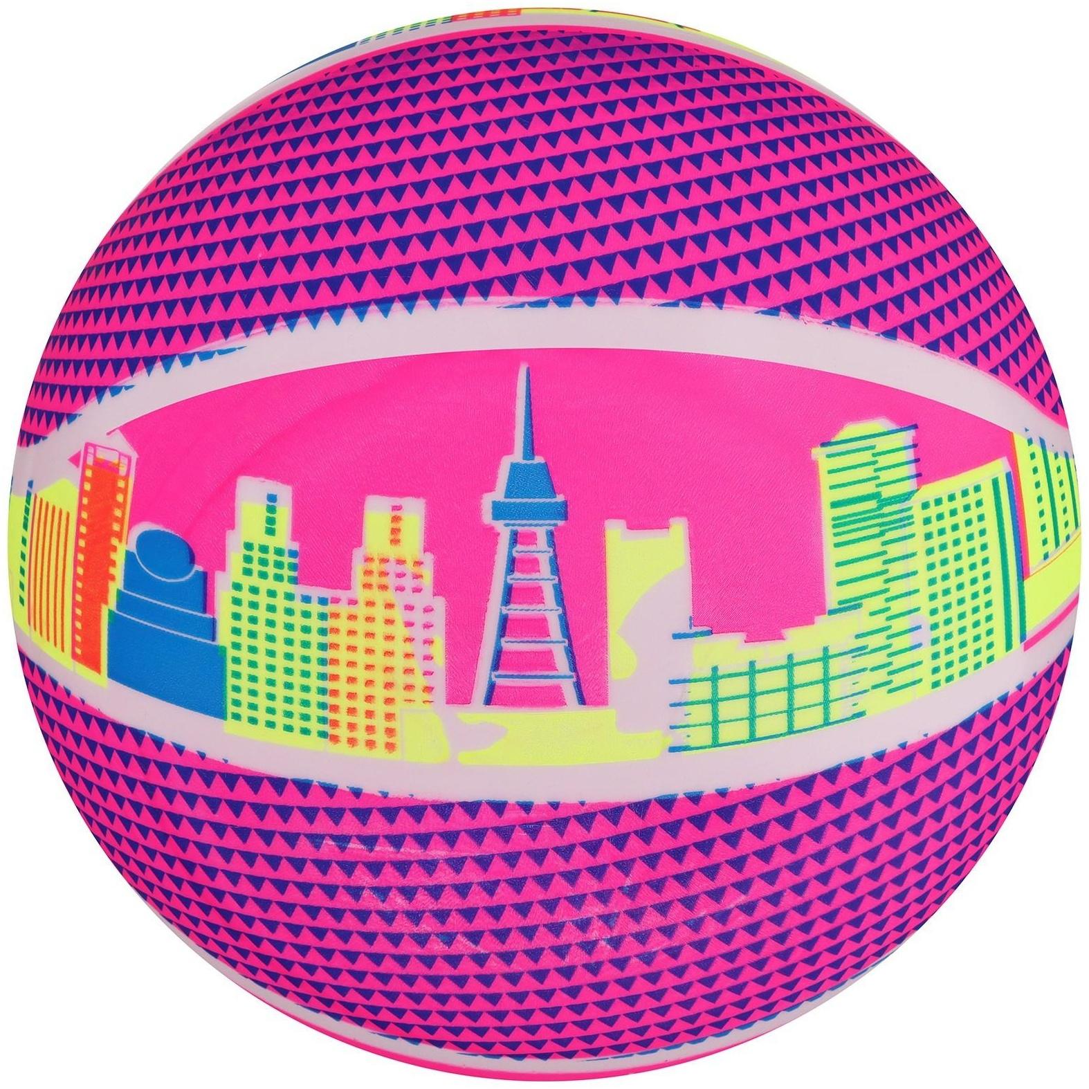 Мяч детский «Город» 22 см, 60 г, цвета микс