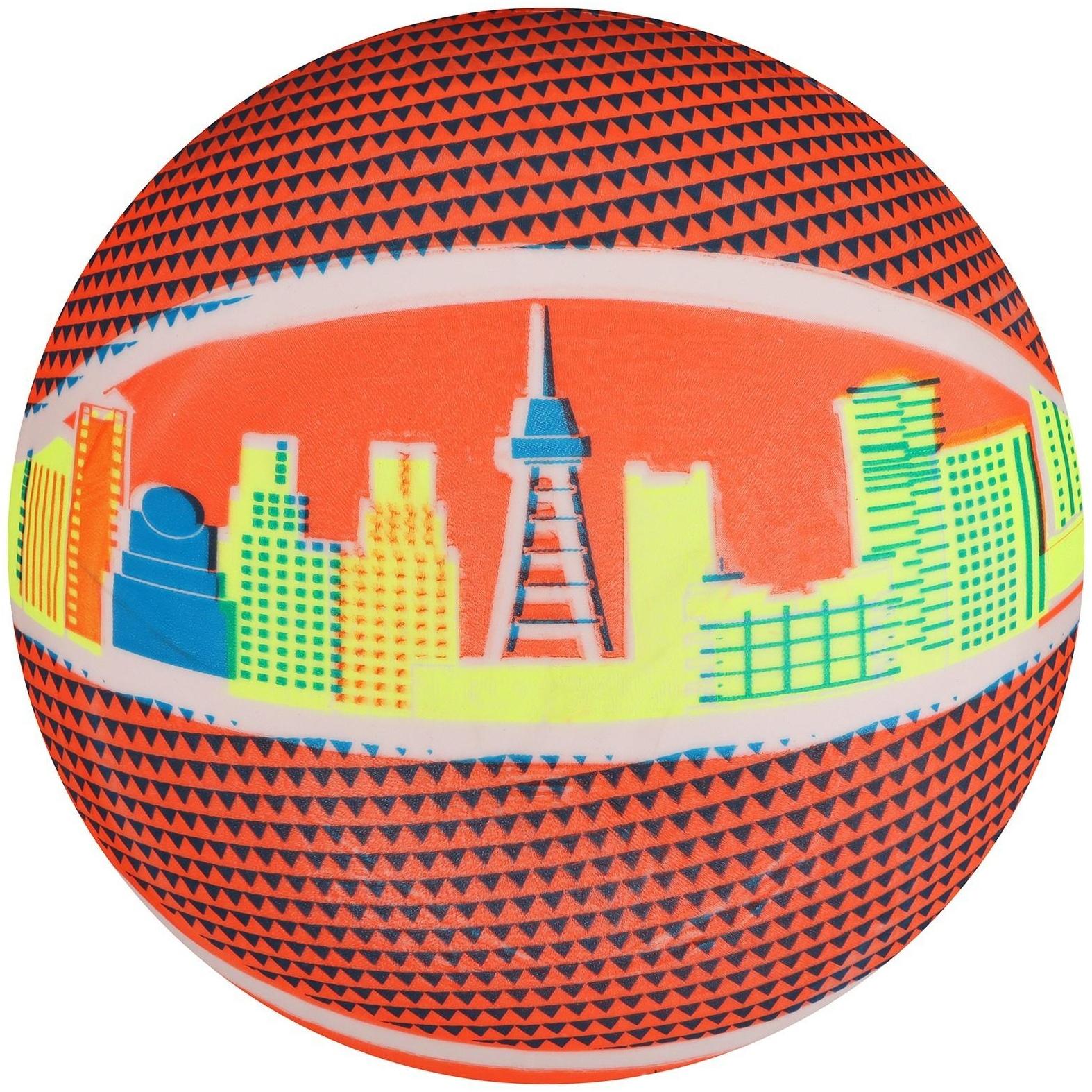 Мяч детский «Город» 22 см, 60 г, цвета микс