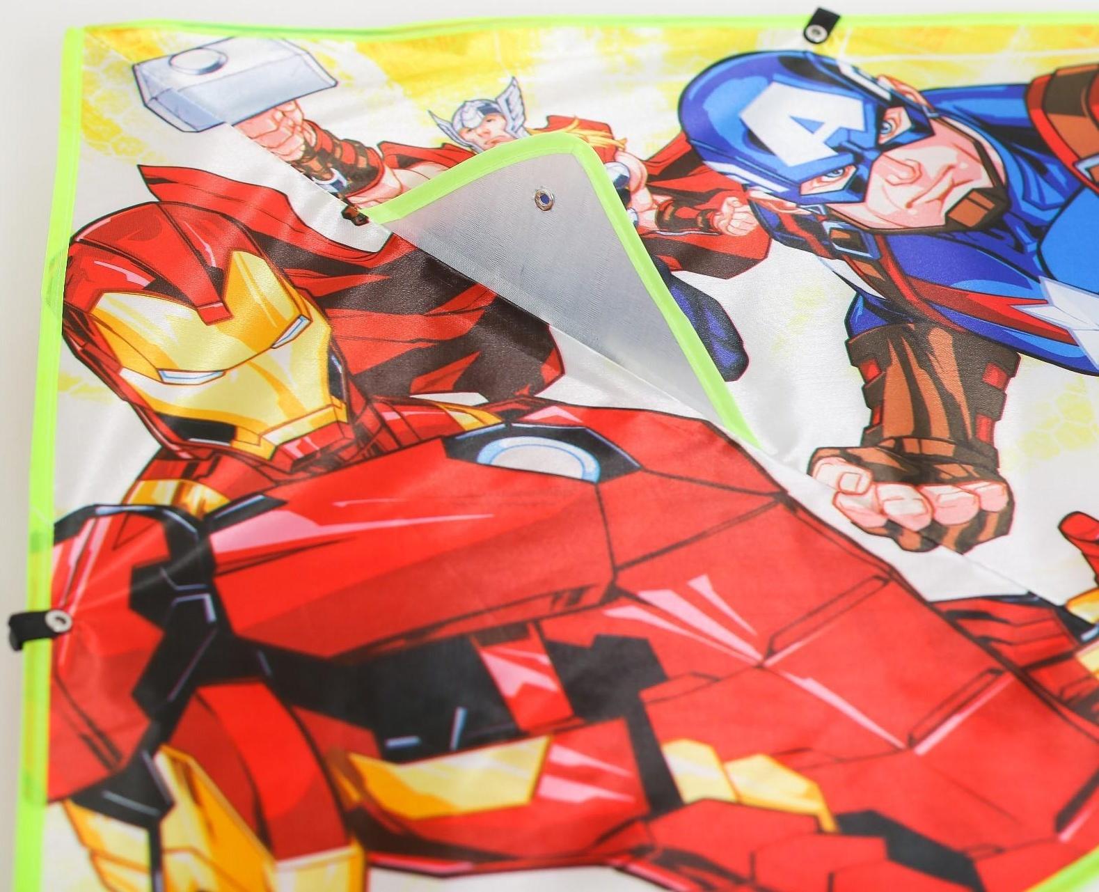 Воздушный змей «Железный человек, Тор, Капитан Америка», Мстители, 70 х 105 см