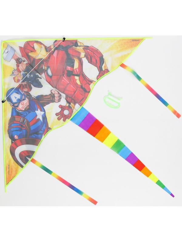 Воздушный змей «Железный человек, Тор, Капитан Америка», Мстители, 70 х 105 см