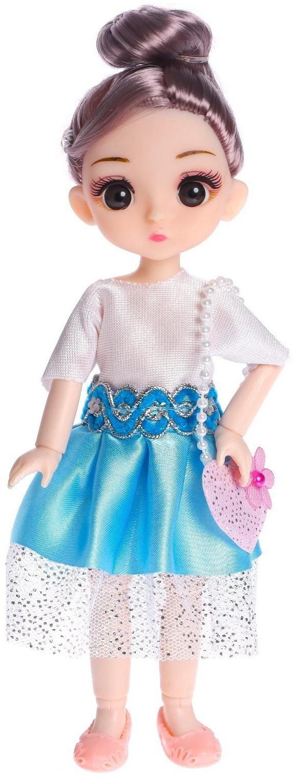 Кукла модная шарнирная «Лиза» в платье, МИКС