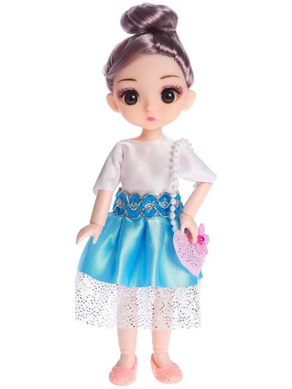 Кукла модная шарнирная «Лиза» в платье, МИКС