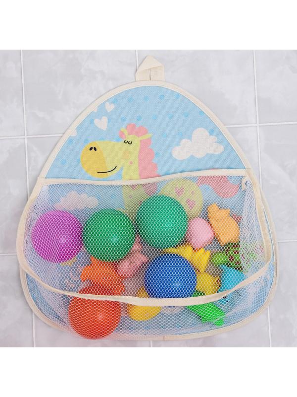 Сетка для хранения игрушек в ванной с петелькой «Лошадка»