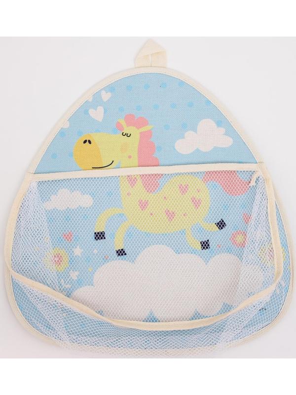Сетка для хранения игрушек в ванной с петелькой «Лошадка»