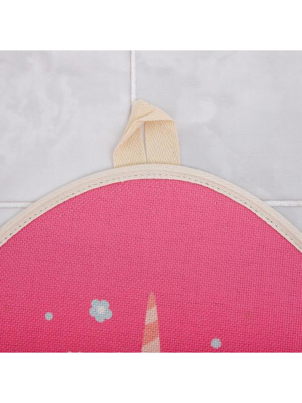 Сетка для хранения игрушек в ванной с петелькой «Единорожка»