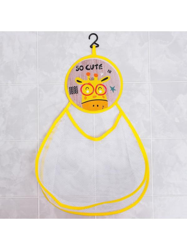 Сетка для хранения игрушек в ванной с крючком «Жираф»