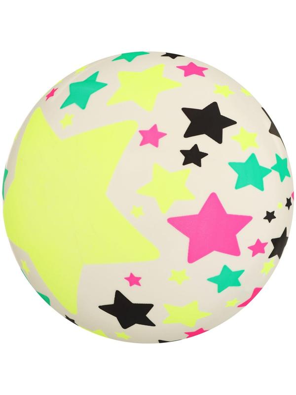Мяч детский «Звёзды», 22 см, 60 г, цвета МИКС