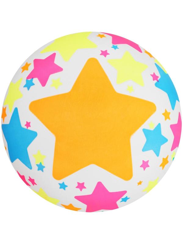 Мяч детский «Звёзды», 22 см, 60 г, цвета МИКС