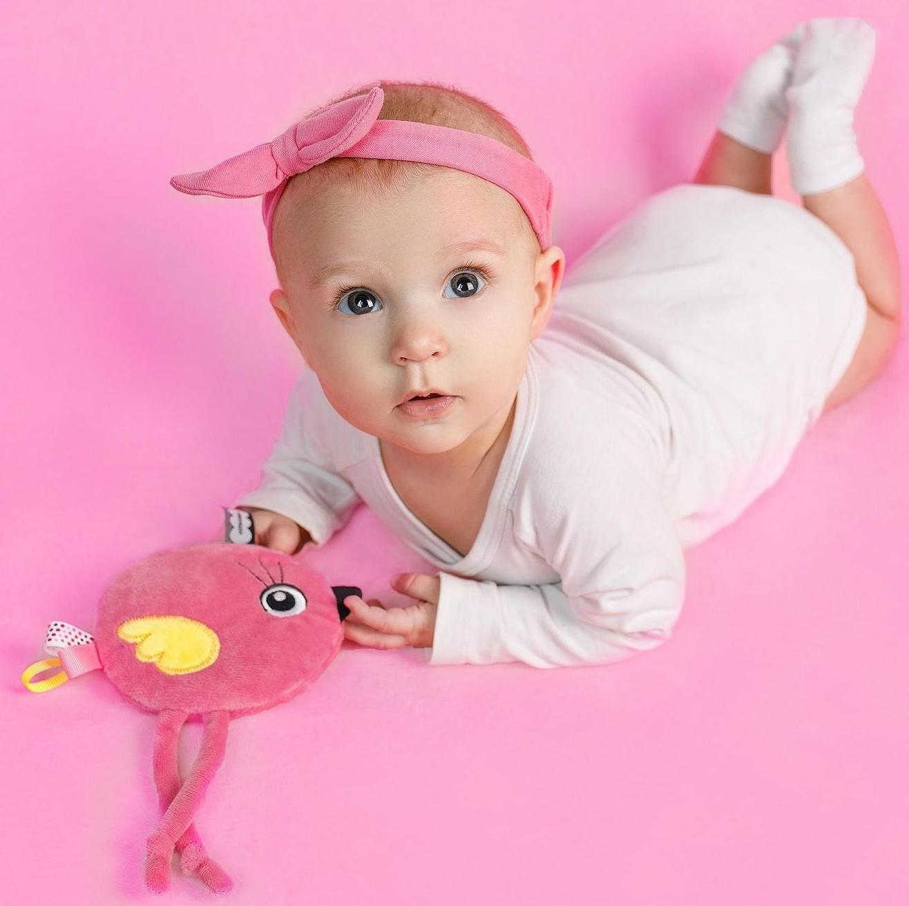 Развивающая игрушка-грелка «Птичка Люми» с вишнёвыми косточками