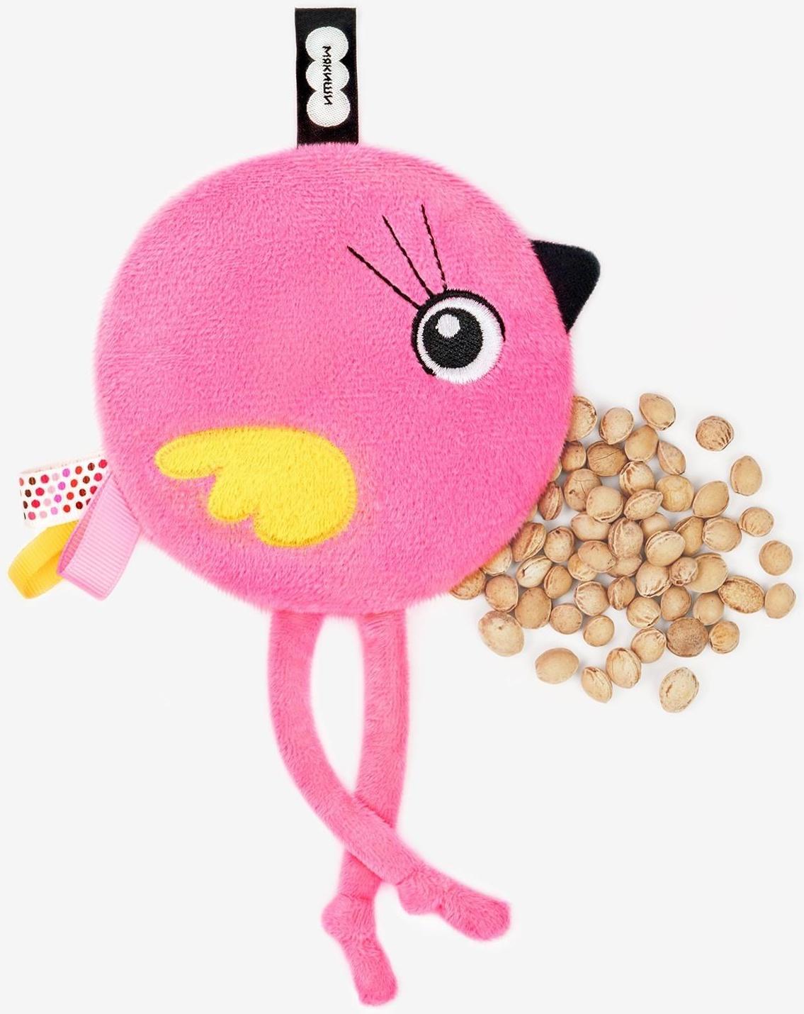 Развивающая игрушка-грелка «Птичка Люми» с вишнёвыми косточками