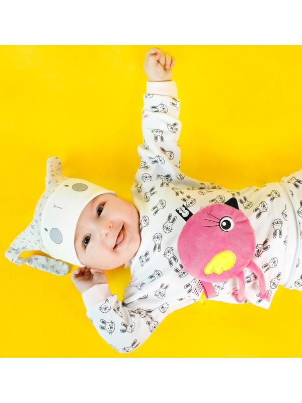 Развивающая игрушка-грелка «Птичка Люми» с вишнёвыми косточками