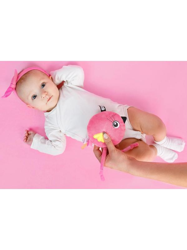 Развивающая игрушка-грелка «Птичка Люми» с вишнёвыми косточками