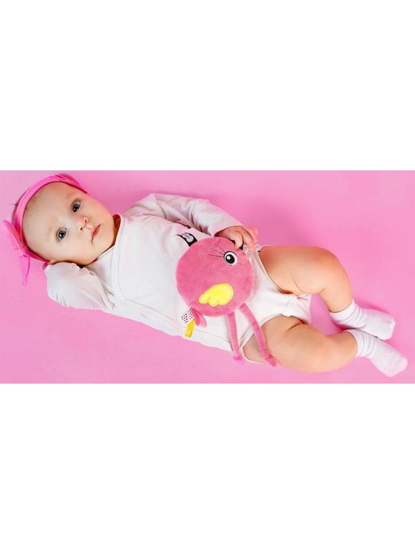 Развивающая игрушка-грелка «Птичка Люми» с вишнёвыми косточками