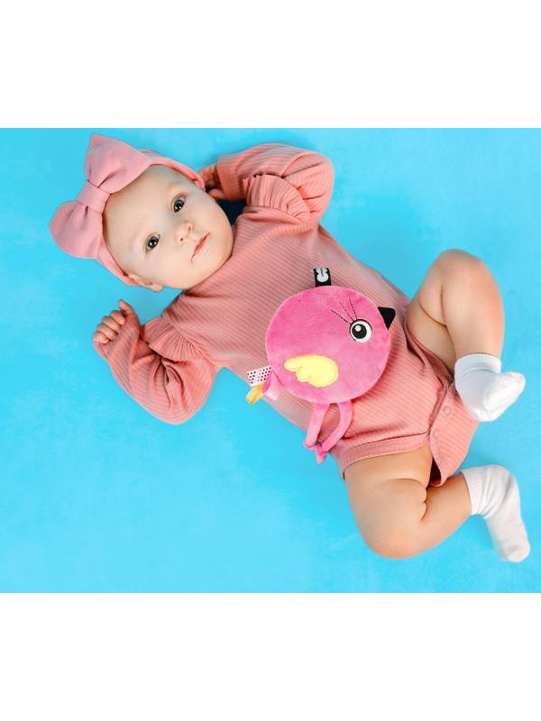 Развивающая игрушка-грелка «Птичка Люми» с вишнёвыми косточками